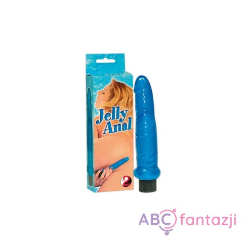 Wibrator Analny - Jelly Anal NIEBIESKI Wibrator Analny - Jelly Anal NIEBIESKI
