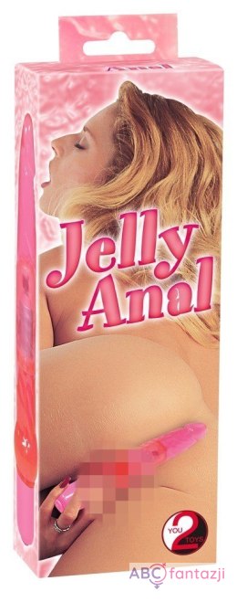 Wibrator analny - Jelly Anal Pink You2Toys