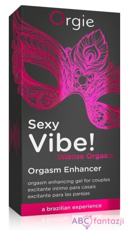 Lubrykant Sexy vibe! Intense Orgasm 15 ml Orgie Orgie