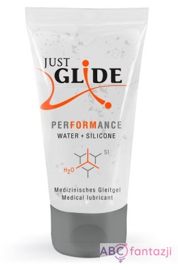 Lubrykant na bazie wody z silikonem Performance 50ml Just Glide Just Glide
