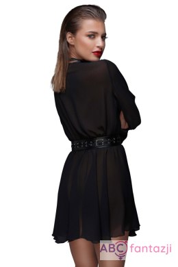 Sukienka szyfonowa z paskiem XL Noir Handmade Noir Handmade