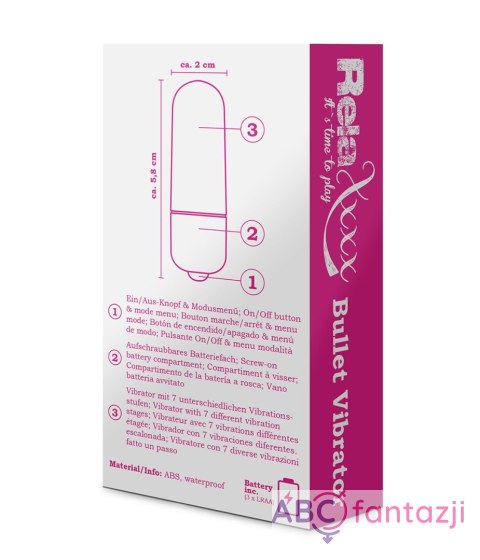 Mini wibrator 5,8cm RelaXxxx Relaxxxx Mini wibrator 5,8cm RelaXxxx Relaxxxx