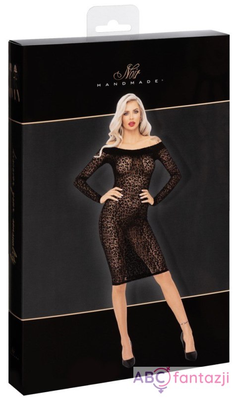 Sukienka Leopard S Noir Handmade Noir Handmade Sukienka Leopard S Noir Handmade Noir Handmade