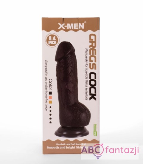 Dildo Greg's Cock z przyssawką 20cm X-MEN X-MEN