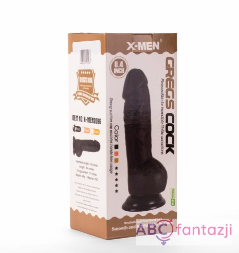 Dildo Greg's Cock z przyssawką 20cm X-MEN X-MEN Dildo Greg's Cock z przyssawką 20cm X-MEN X-MEN