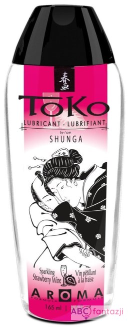Lubrykant Toko Aroma Strawberry & Champagne 165ml Shunga Shunga