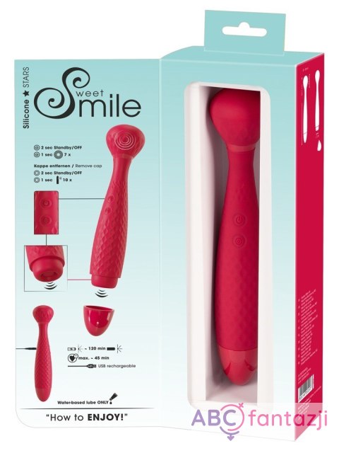 Masażer z funkcją pulsowania 22,7cm Sweet Smile Sweet Smile Masażer z funkcją pulsowania 22,7cm Sweet Smile Sweet Smile