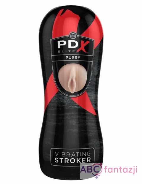 Masturbator z wibracjami Pussy PDX Elite PDX Elite Masturbator z wibracjami Pussy PDX Elite PDX Elite