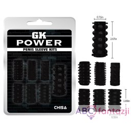Nakładki na penisa GK Power 7 szt. Chisa Chisa