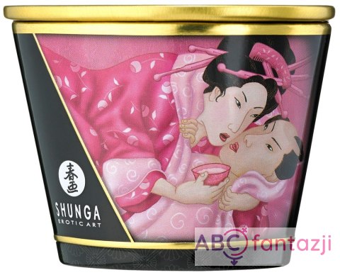 Świeca do masażu Aphrodisia Rose 170ml Shunga Shunga Świeca do masażu Aphrodisia Rose 170ml Shunga Shunga