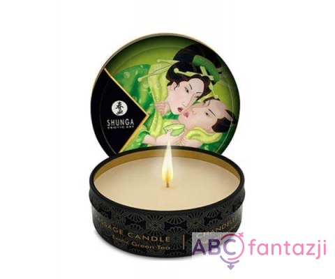 Świeca do masażu Exotic Green Tea 30ml Shunga Shunga Świeca do masażu Exotic Green Tea 30ml Shunga Shunga