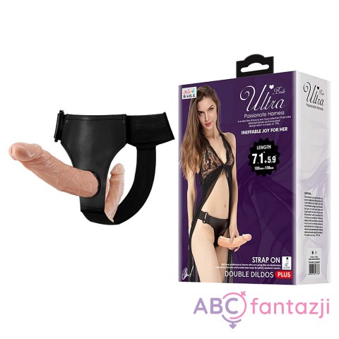 Strap on Ultra Female Passionate z dwoma dildami LyBaile LyBaile