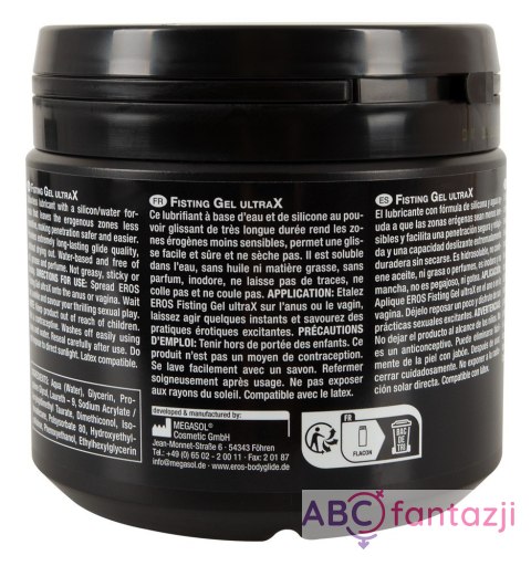 Żel do fistingu żel na bazie silikonu 500ml Żel do fistingu żel na bazie silikonu 500ml