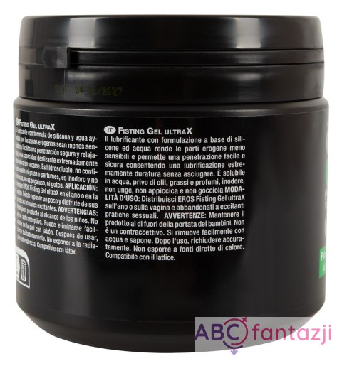 Żel do fistingu żel na bazie silikonu 500ml Żel do fistingu żel na bazie silikonu 500ml