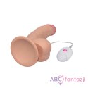 Dildo z wibracjami The Ultra Soft Dude 20,5cm Lovetoy Lovetoy