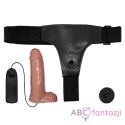 Uprząż z dildo 16cm z wibracjami LyBaile LyBaile