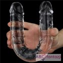 Dildo dwustronne Flawless 30 cm Lovetoy Lovetoy