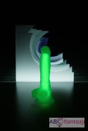 Dildo z przyssawką Beyond Dick Glow Green 18cm Toyfa Toyfa