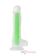 Dildo z przyssawką Beyond Wade Glow Green 20cm Toyfa Toyfa