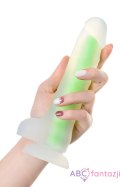 Dildo z przyssawką Beyond Wade Glow Green 20cm Toyfa Toyfa