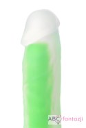 Dildo z przyssawką Beyond Wade Glow Green 20cm Toyfa Toyfa