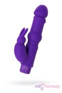 A-TOYS, Vibrator with clitoral stim, Silicone, Purple, 18 cm Toyfa