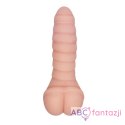 Crazy Bull Vibrating Penis Extender Flesh LyBaile