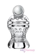 Lingam Shakti, Vibrating Masturbator, TPE, Transparent, 9 cm Toyfa