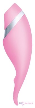 Multifunctional erogenous zone stimulator Flovetta by Toyfa DAHLIA, silicone, pink, 14 cm Toyfa