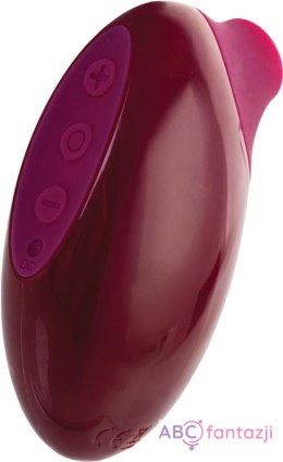 TOYFA A-Toys Myrty Clitoral Vacuum Stimulator, burgundy, 9.8 cm Toyfa