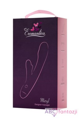 XVibromassager Eromantica MERYL, silicone, pink, 22,5 cm Toyfa