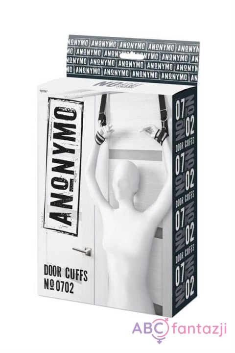 Anonymo hand clamps, polyester, silver, 23 cm Toyfa