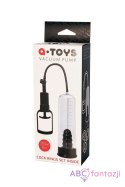 A-TOYS, Penis Pump, PVC, Black, 23.5 cm 3 cock rings included Toyfa