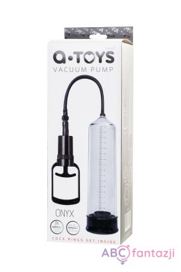 A-TOYS, Penis Pump, PVC, Black, 23.5 cm Toyfa