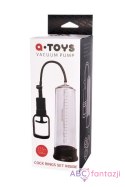 A-TOYS, Penis Pump, PVC, Transparent, 27.5 cm, 3 cock rings included Toyfa