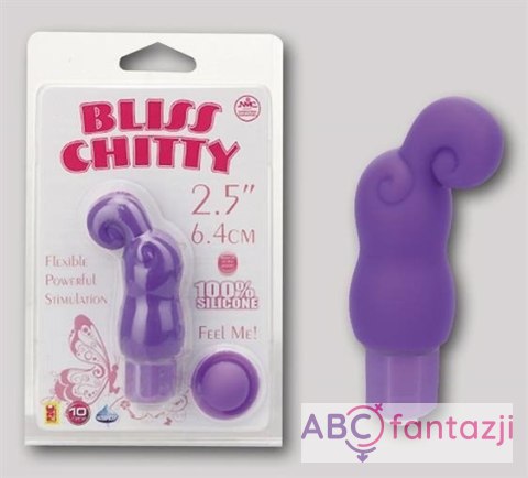 XBLISS CHITTY, MINI VIBRATOR, 10 FUNKTIONEN, WASSERFEST, SILIKON, LILA, 6,4CM Inny