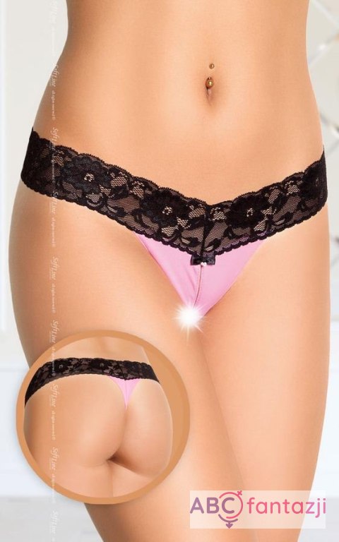 G-String 2409 różowy SOFTLINE