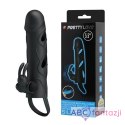 Pretty Love 5,5 Inch Vibrating Penis Sleeve Black LyBaile