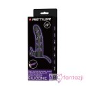 Pretty Love 6 Inch Vibrating Penis Sleeve Black LyBaile