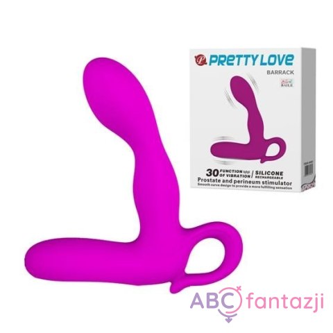 Pretty Love Barrack Prostate Stimulator Vibro Purple LyBaile