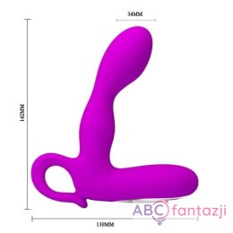 Pretty Love Barrack Prostate Stimulator Vibro Purple LyBaile