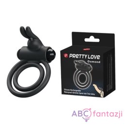 Pretty Love Osmond CockRing Vibro Black LyBaile