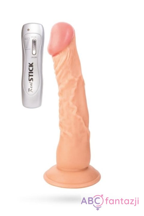 RealStick TOYFA Nude realistic Vibrator, 7 vibration modes, 22.5 cm Toyfa