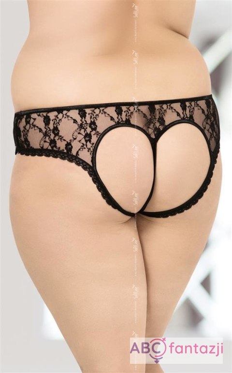 String 2472 Plus Size czarny SOFTLINE