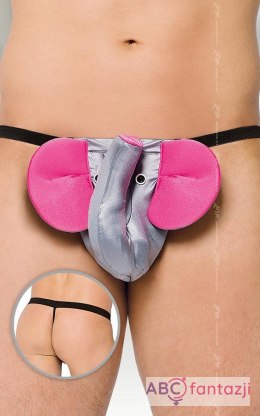 #Thong 4445 srebrny SOFTLINE