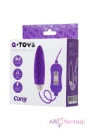 A-TOYS, Vibro egg 'Cony', with control panel, silicone, violet Toyfa