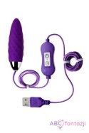 A-TOYS, Vibro egg 'Cony', with control panel, silicone, violet Toyfa