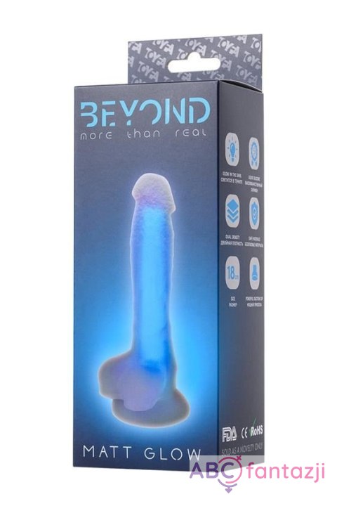 BEYOND BY TOYFA Matt Glow Blue 13cm Toyfa