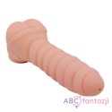 Crazy Bull Vibrating Penis Extender Flesh LyBaile