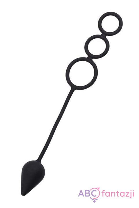 EROTIST Butt plug with an erection ring (M) Toyfa